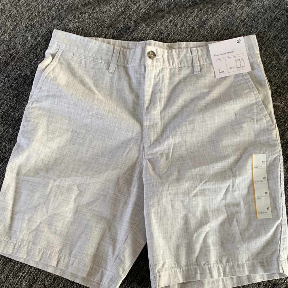 Goodfellow & Co Light Gray Flat Front Shorts